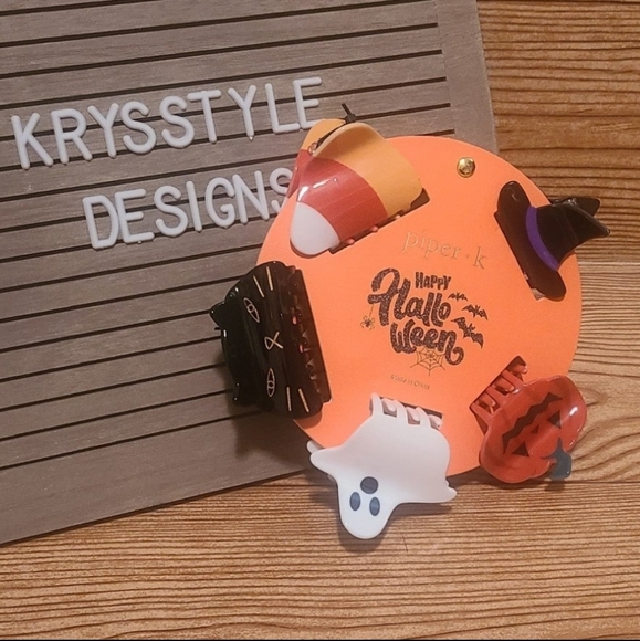 piper k Accessories - Piper K Halloween Hair Clips